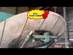 पीईडी आधा गेंद दीर्घवृत्तीय डिश अंत 50 मिमी मोटी दीर्घवृत्तीय सिर 2 1 आयाम ASME