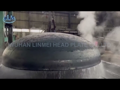 3600 मिमी As516 Gr 70 दीर्घवृत्तीय डिश अंत Asme दीर्घवृत्तीय सिर तेल गैस टैंक के लिए आयाम