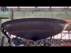 Q345r 2600mm दीर्घवृत्तीय सिर दबाव पोत स्टेनलेस स्टील डिश समाप्त 58 मिमी