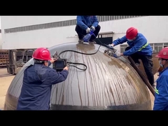 6400 मिमी व्यास SA516 GR70 गोलार्धिक सिर 20 मिमी मोटी