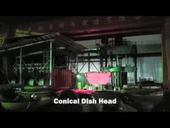 SA516 Gr70 शंकु डिश सिर 2500 मिमी व्यास