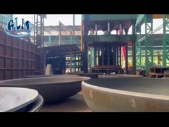 Cold Forming Elliptical Dish End Diameter 89-10000mm for Sanitary Construction