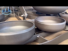 डीआईएन 28011 कार्बन स्टील स्टेनलेस स्टील टाइटेनियम डिश अंत में Torispherical डिश सिर