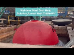 ASME BV PED आईएसओ प्रमाणित गोलार्धिक सिर 3800 मिमी व्यास 50 मिमी मोटाई