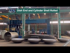 डिश एंड और सिलेंडर शेल रोल्ड