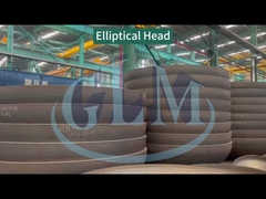 अनुकूलित ASME SA517 ग्रेड ए दीर्घवृत्तीय डिश हेड 2: 1 व्यास 1300 मिमी मोटाई 30 मिमी