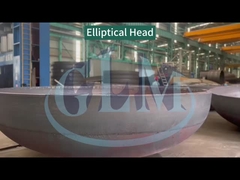 कस्टमाइज्ड बॉयलर एलिप्टिकल डिश हेड कार्बन स्टील मटेरियल लगभग 10% रिडक्शन रेशियो