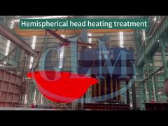 उच्च दबाव और पॉलिश दबाव के लिए अनुकूलित गोलार्द्ध टैंक सिर