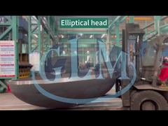 एक करीब से देखें: अनुकूलित 6000mm व्यास 20mm मोटाई 2:1 अर्ध अण्डाकार डिश ASME हेड