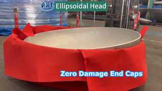 पूरी प्रक्रिया के दौरान स्टेनलेस स्टील के अंतिम ढक्कनों को लाल कपड़े से सुरक्षित रखा गया।