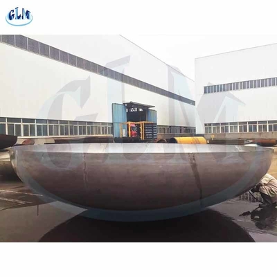 SS304 200MM तरल भंडारण टैंक अर्ध दीर्घवृत्तीय सिर कवर Q345B पोत डिश समाप्त