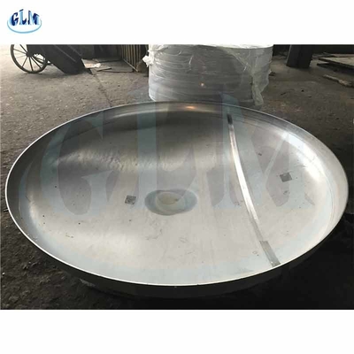 SA516 Gr60 89mm फ्लैट डिश हेड GB स्टेनलेस स्टील डिश टैंक