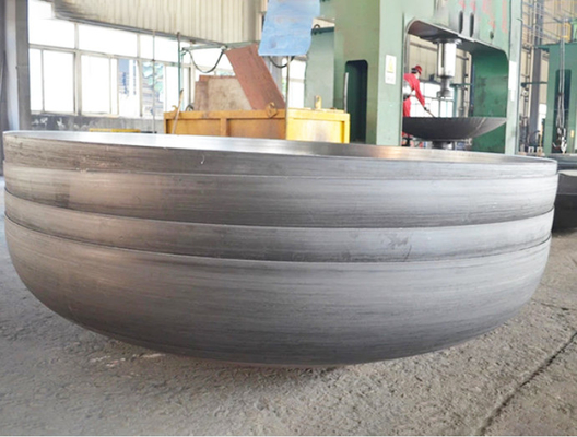 SA516 Gr70N 1100 X 80mm दबाव पोत के लिए डिश अंत गुंबद अंत कैप डिश सिर