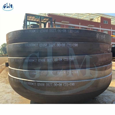 कार्बन स्टील कोल्ड मोल्डेड स्टील एलिप्टिकल डिश हेड के साथ ASME सेक्शन VIII