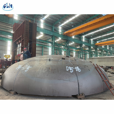 जहाजों या टैंकों के लिए 7000 मिमी व्यास के ASME स्टैम्पिंग सेगमेंटेड टैंक हेड