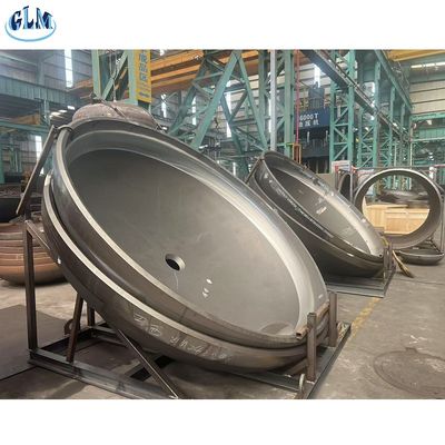 उच्च तापमान अनुप्रयोगों के लिए ±0.5 मिमी मोटाई सहिष्णुता और 2 मिमी-300 मिमी मोटाई के साथ फोर्गेड दीर्घवृत्तीय डिश एंड