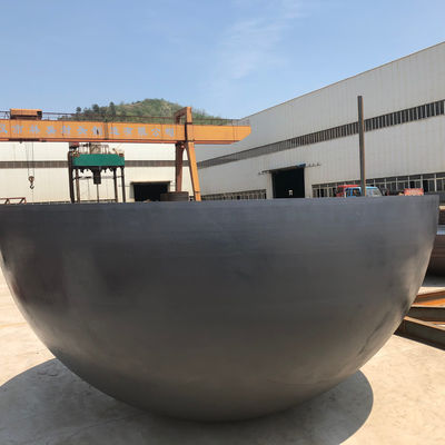 उच्च तापमान और रासायनिक भंडारण अनुप्रयोगों के लिए पॉलिश सतह हेमिस्फेरिकल टैंक हेड