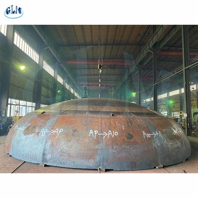 Q235B SS304 800 मिमी गोलार्धीय टैंक सिर स्टील गोलार्ध बनाने