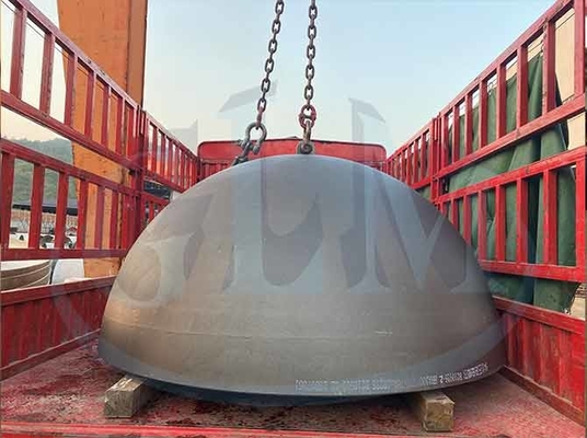 2 मिमी निकेल मिश्र धातु अर्धगोलाकार टैंक सिर दीर्घवृत्तीय डिश अंत वेल्डिंग कवर OEM