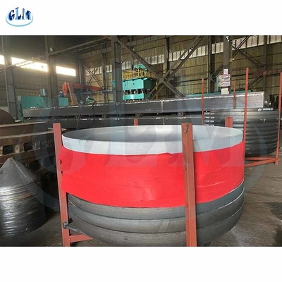 16Mn Q345B ASME मानक फ्लैंग और डिश सिर आयाम ASME