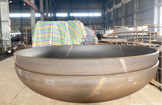 12000MM 3MM Ss304 अर्ध अण्डाकार डिश सिर आयाम 2 से 1 गोलार्ध