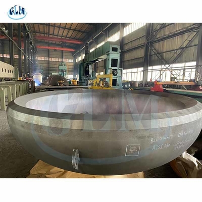 डीआईएन 28011 कार्बन स्टील स्टेनलेस स्टील टाइटेनियम डिश अंत में Torispherical डिश सिर