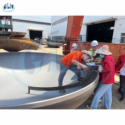 स्टील वेल्डेड फ्लैट बॉटम हेड पाइप कैप 1220mm व्यास 20mm मोटाई आईएसओ 9001
