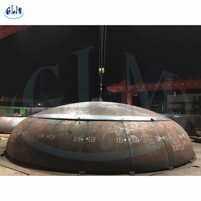 व्यास 4800mm 304l दीर्घवृत्तीय डिश सिर 2:1 मोटाई 20mm