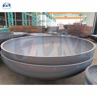 अर्ध अण्डाकार टैंक सिर 2800mm व्यास 42mm मोटाई
