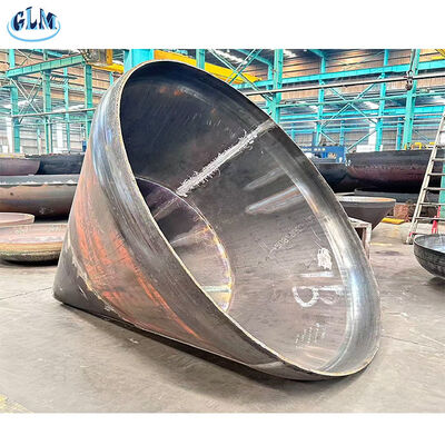 कार्बन स्टील और स्टेनलेस स्टील कॉनिकल टैंक हेड्स के साथ 10% कमी अनुपात औद्योगिक अनुप्रयोगों के लिए