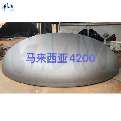 SA516 Gr70 कार्बन स्टील एलिप्टिकल डिश हेड 4200 व्यास 30 मिमी मोटाई